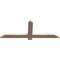 Ekena Millwork Eugene Smooth Timber Gable Bracket, Douglas Fir, 48"W x 18"H x 1 1/2"D x 3 1/2"F, 9/12 Pitch GBW048X18X0204EUG00SDF - alternate 4